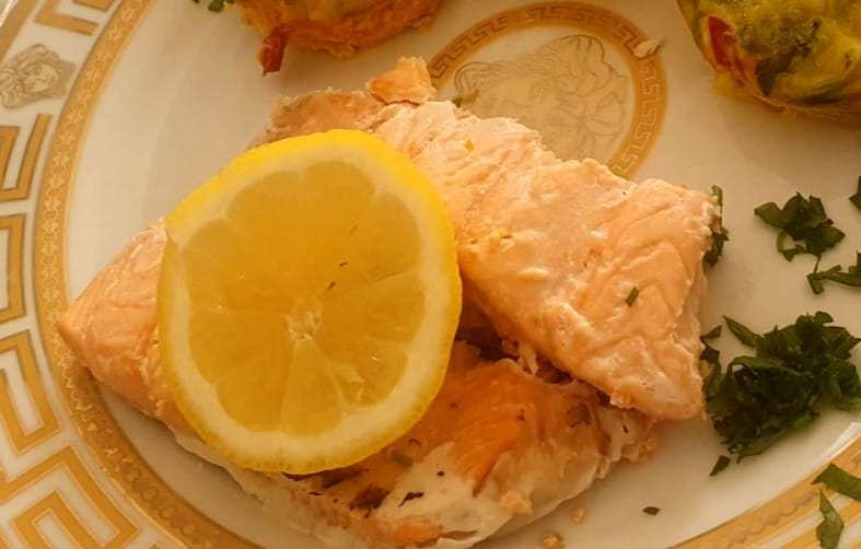 Silky Steamed Salmon